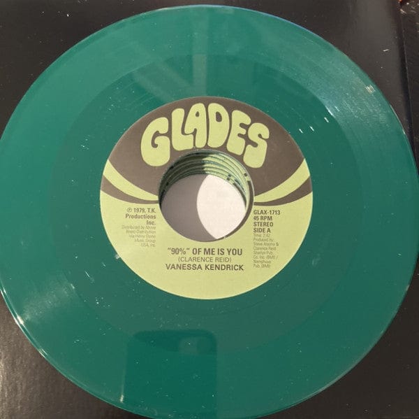 Vanessa Kendrick / Gwen McCrae - "90%" Of Me Is You (7", RP, Gre) on Glades at Further Records