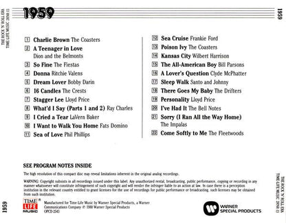 Various - 1959 (CD) Time Life Music,Warner Special Products CD