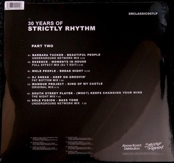 Various - 30 Years Of Strictly Rhythm Part Two (2x12", Comp) Strictly Rhythm