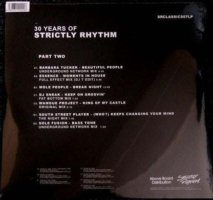 Various - 30 Years Of Strictly Rhythm Part Two (2x12") Strictly Rhythm Vinyl 5060731222206