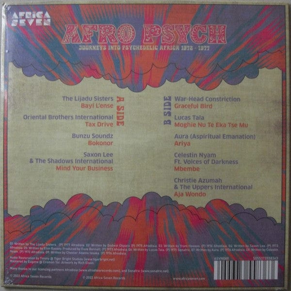 Various - Afro Psych (Journeys Into Psychedelic Africa 1972 - 1977) (LP) Africa Seven Vinyl 5055373558363