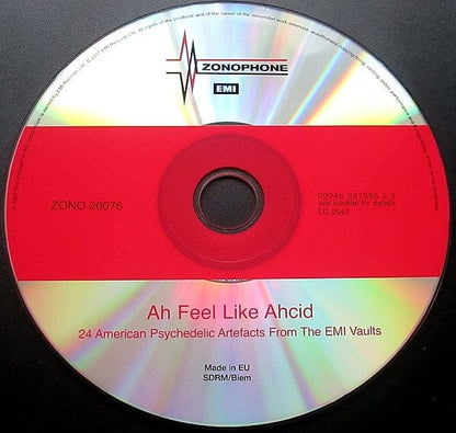 Various - Ah Feel Like Ahcid • 24 American Psychedelic Artefacts From The EMI Vaults (CD) Zonophone,EMI CD 094639708826
