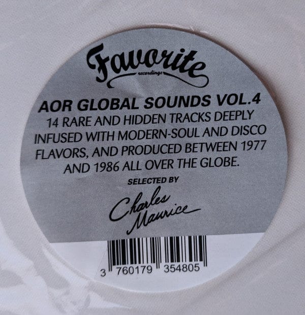 Various - AOR Global Sounds 1977-1986 (Volume 4) (2xLP) Favorite Recordings Vinyl 3760179354805