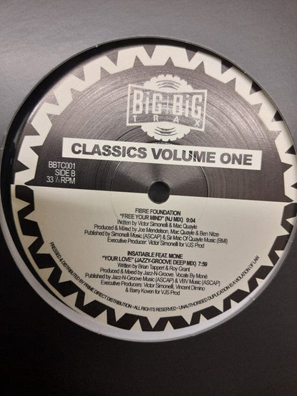 Various - Big Big Trax Classics Vol 1  (12") Big Big Trax Vinyl