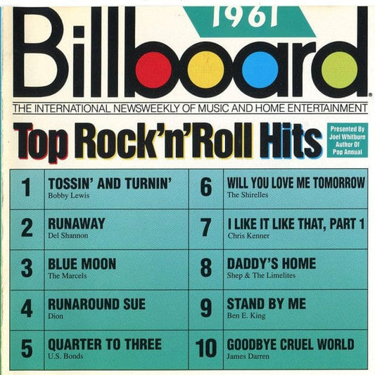 Various - Billboard Top Rock'N'Roll Hits - 1961 (CD) Rhino Records (2) CD 081227062224
