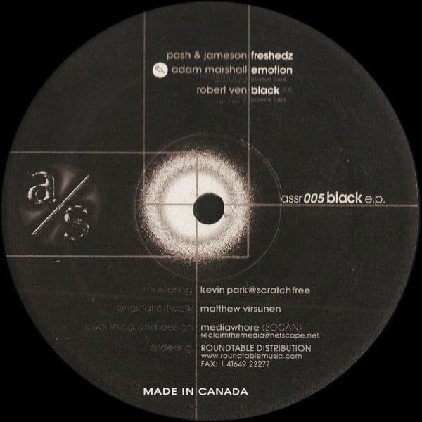 Various - Black E.P. (12") A/S Systems Vinyl