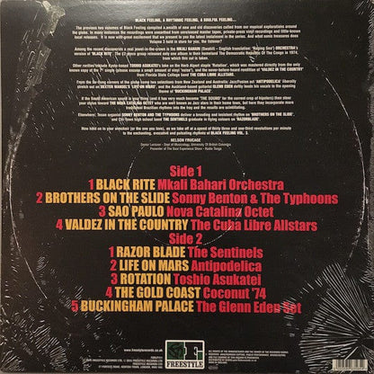 Various – Black Feeling 3 (LP, Freestyle Records, 2015) Back Cover