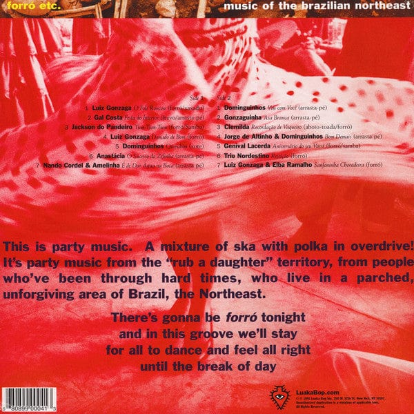 Various - Brazil Classics 3 - Forró Etc. (LP) Luaka Bop Vinyl 680899000413