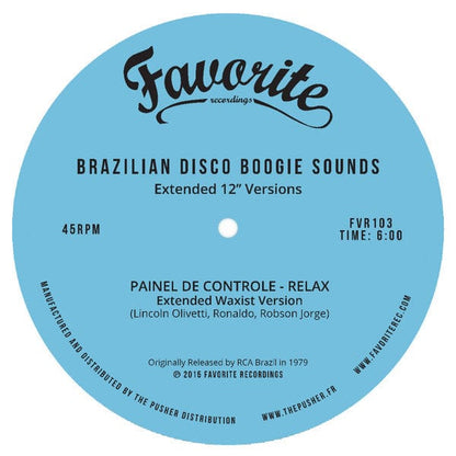 Various - Brazilian Disco Boogie Sounds (Extended 12" Versions) (12") Favorite Recordings Vinyl 3760179353167