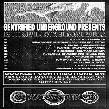 Various - Bubble Chamber LP (2xLP) Gentrified Underground Vinyl