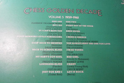 Various - Chess Golden Decade Volume 5 1959-1961 (LP) Checker,Chess Vinyl