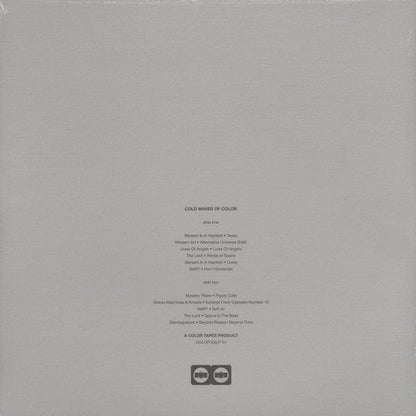 Various – Cold Waves Of Color (LP, Export Edition, Color Disc, 2015) Back Cover