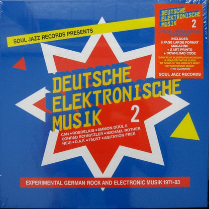 Various - Deutsche Elektronische Musik 2 (Experimental German Rock And Electronic Musik 1971-83) (4xLP) Soul Jazz Records Vinyl 5026328004938