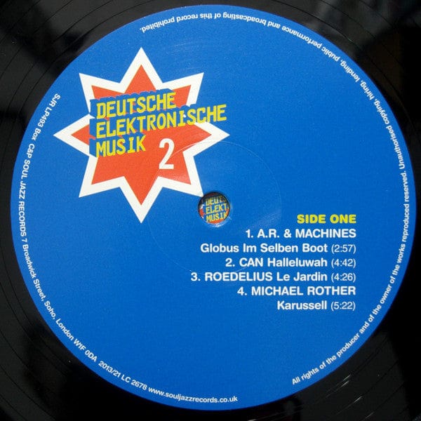 Various - Deutsche Elektronische Musik 2 (Experimental German Rock And Electronic Musik 1971-83) (4xLP) Soul Jazz Records Vinyl 5026328004938
