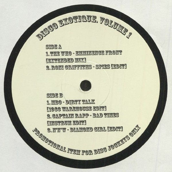 Various - Disco Exotique. Volume 1 (12", Comp, RP, Unofficial) on Disco Exotique at Further Records