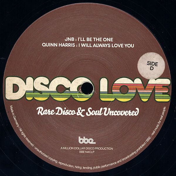 Various - Disco Love (Rare Disco & Soul Uncovered) (2x12") BBE Vinyl 730003114410