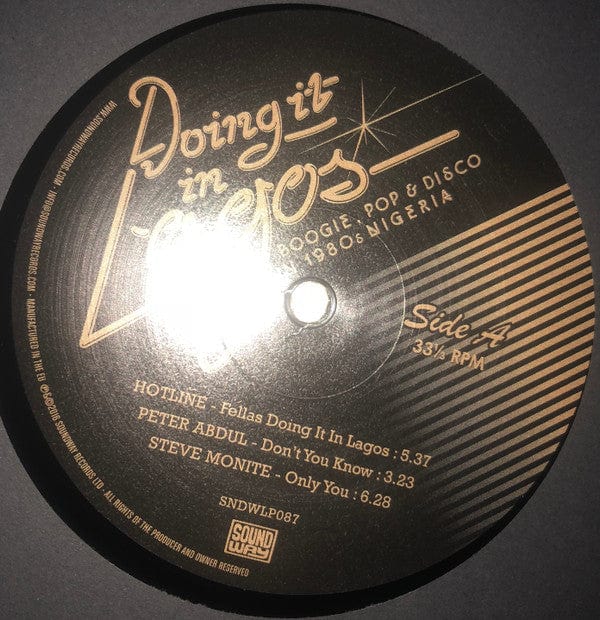 Various - Doing It In Lagos (Boogie, Pop & Disco In 1980s Nigeria) (3xLP) Soundway Vinyl 5056032306622