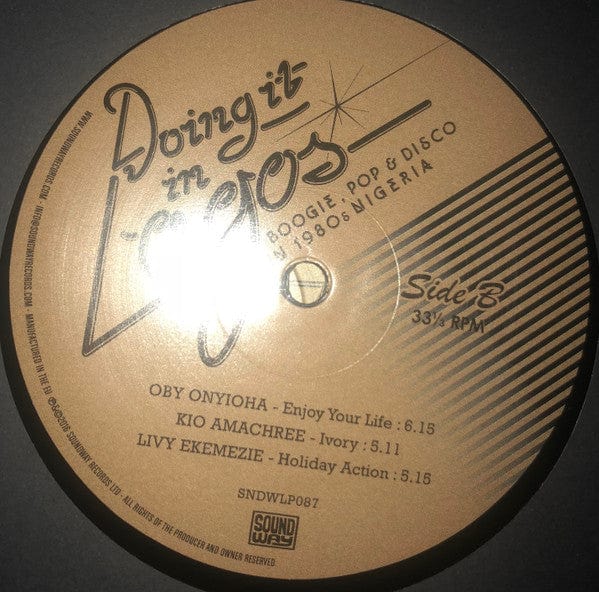 Various - Doing It In Lagos (Boogie, Pop & Disco In 1980s Nigeria) (3xLP) Soundway Vinyl 5056032306622