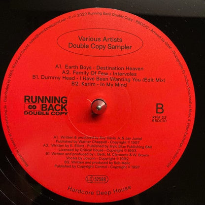 Various - Double Copy Sampler (12") Running Back Double Copy Vinyl 4251804139656