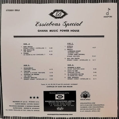 Various - Essiebons Special 1973 - 1984 (2xLP) Analog Africa Vinyl 4260126061507