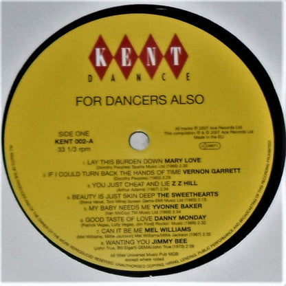 Various - For Dancers Also (LP) Kent Records Vinyl