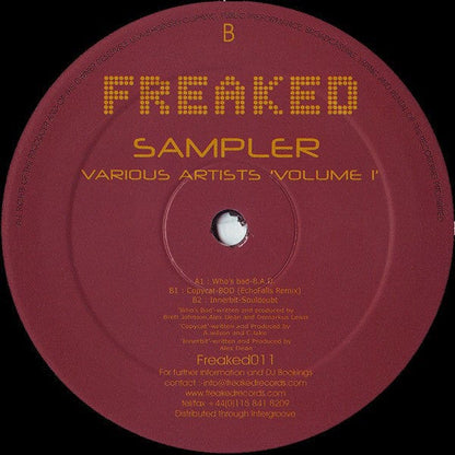 Various - Freaked Sampler Volume I (12", Smplr) Freaked Records