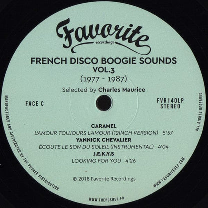 Various - French Disco Boogie Sounds Vol. 3 (1977-1987) (2xLP) Favorite Recordings Vinyl 3760179354331