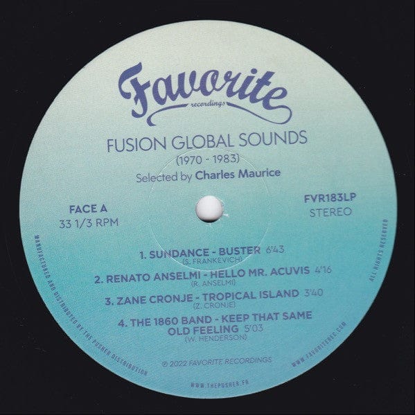 Various - Fusion Global Sounds (1970-1983) (LP) Favorite Recordings Vinyl 3760179356496