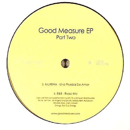 Various - Good Measure EP Part Two (12") Aficionado Recordings Vinyl