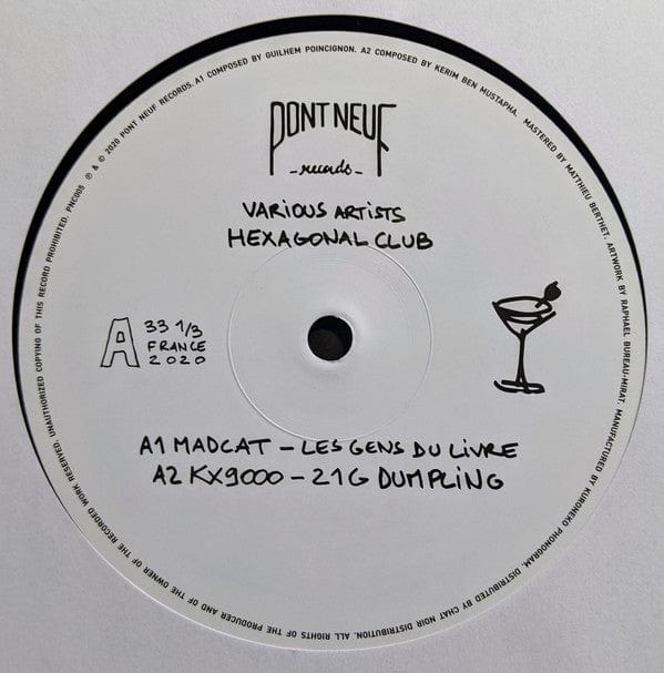 Various – Hexagonal Club (2x12", Pont Neuf Records, 2020) Image 3