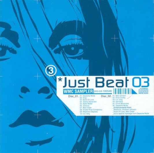 Various - Just Beat 03 (WMC Sampler) (CD) Warner Bros. Records,Reprise Records,Qwest Records,Mute,Elementree Records,Ruffnation Records CD 052507