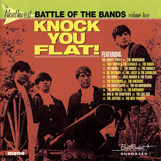 Various - Knock You Flat! (The Northwest Battle Of The Bands Volume Two) (CD) BeatRocket, Sundazed CD 090771012920