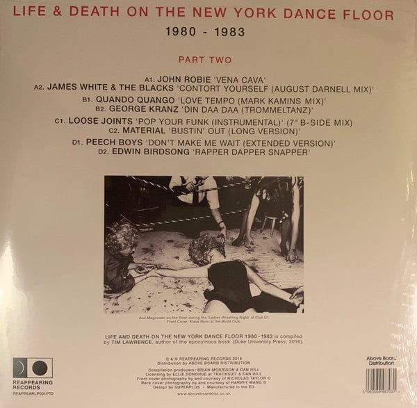 Various - Life & Death On The New York Dance Floor 1980-1983 (Part Two) (2x12", Comp) on Reappearing Records at Further Records