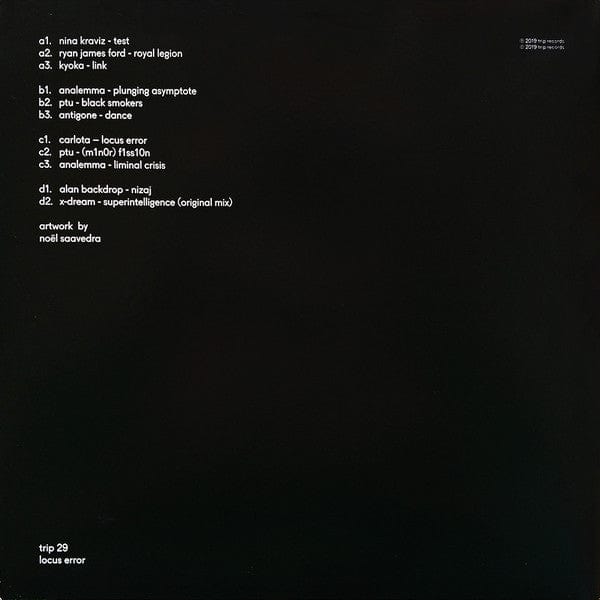 Various - Locus Error (2x12") трип Vinyl
