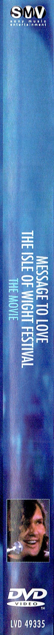 Various - Message To Love - The Isle Of Wight Festival - The Movie (DVD) SMV Enterprises,Castle Communications DVD 074644933598