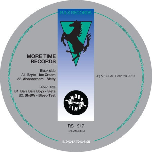 Various - More Time Records (12") R & S Records Vinyl
