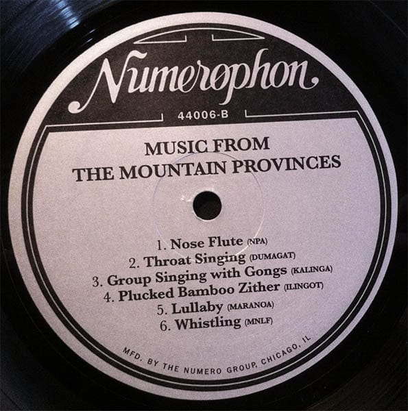 Various - Music From The Mountain Provinces (LP) on Numerophon at Further Records