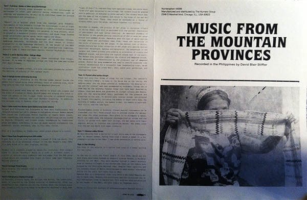 Various - Music From The Mountain Provinces (LP) on Numerophon at Further Records
