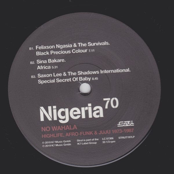 Various - Nigeria 70 (No Wahala: Highlife, Afro-Funk & Juju 1973-1987) (2xLP, Comp) Strut