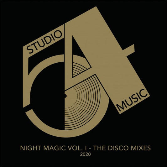 Various -  Night Magic Vol. I - The Disco Mixes 2020 (12", Ltd, Gol) on Studio 54 Music at Further Records