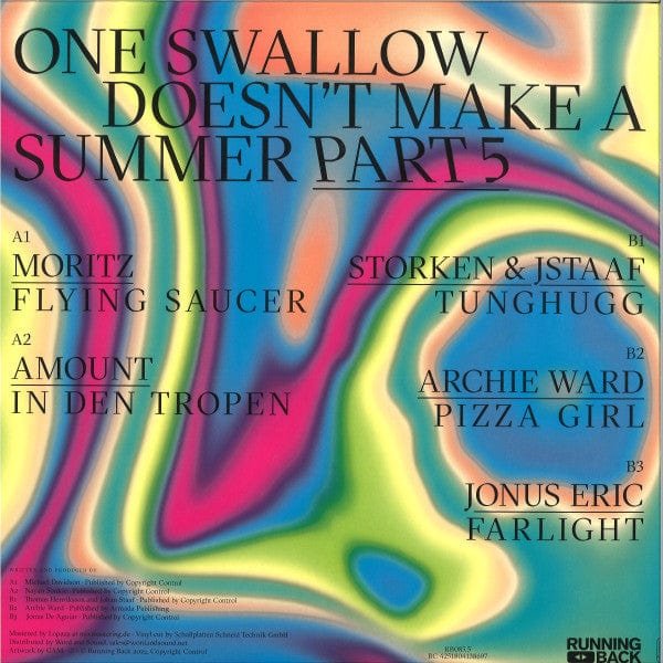 Various - One Swallow Doesn’t Make A Summer Part 5 (12") Running Back Vinyl 4251804138697