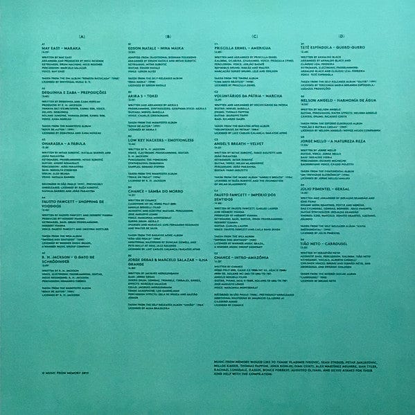 Various - Outro Tempo II (Electronic And Contemporary Music From Brazil, 1984-1996) (2xLP) Music From Memory Vinyl 0783024551498