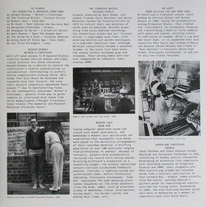 Various - Oz Echoes: DIY Cassettes And Archives 1980-1989 (LP) Efficient Space Vinyl 4251804124652