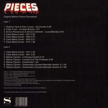 Various – Pieces (Original Motion Picture Soundtrack) (LP, Standard Edition, We Release Whatever The Fuck We Want Records, 2015) Image 3