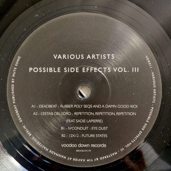 Various - Possible Side Effects Vol. 3 (12") Voodoo Down Records Vinyl