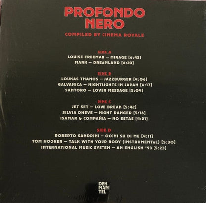 Various - Profondo Nero (2x12") Dekmantel Vinyl