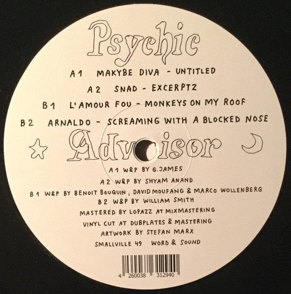 Various - Psychic Advisor (12") Smallville Records Vinyl 4260038312940