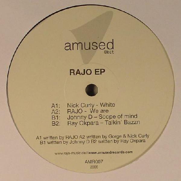 Various – Rajo EP (12", Amused Records, 2006) Front Cover