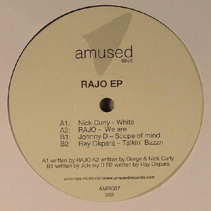 Various – Rajo EP (12", Amused Records, 2006) Front Cover