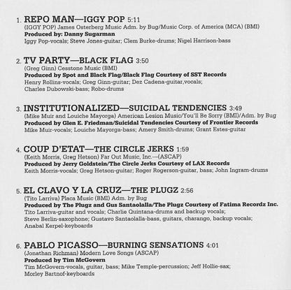 Various – Repo Man (Music From The Original Motion Picture Soundtrack) (CD, MCA Records) Image 4